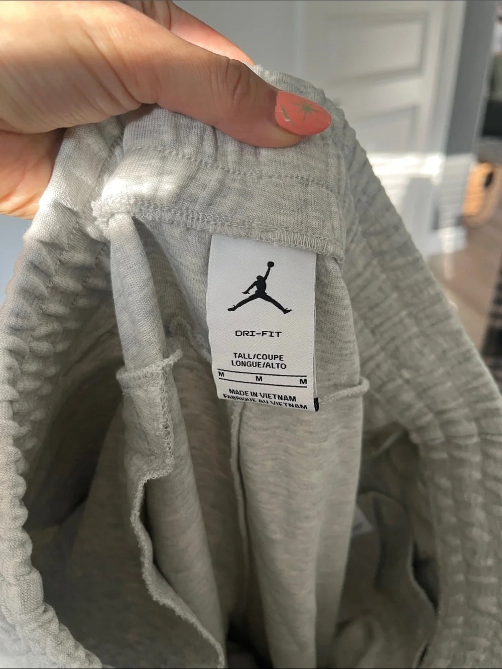 Jordan Men's Light Gray Zip-Up Hoodie and Jogger Set